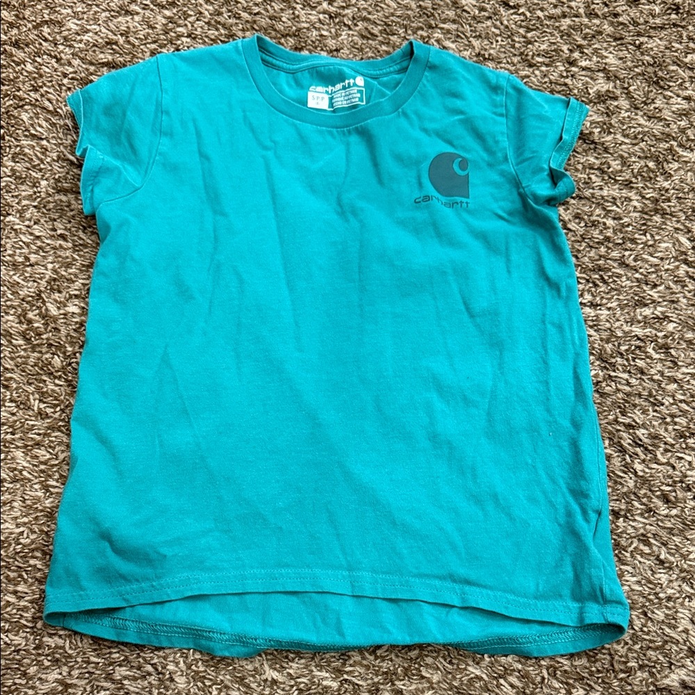 Carhartt Kids Teal Short Sleeve Tee